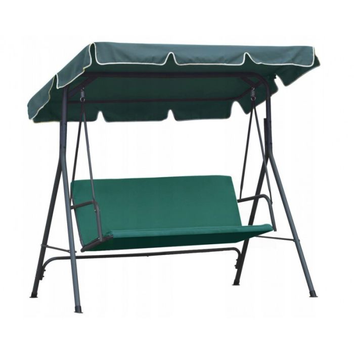 Садовые качели Ecarla H001 3-х местные Зеленый
