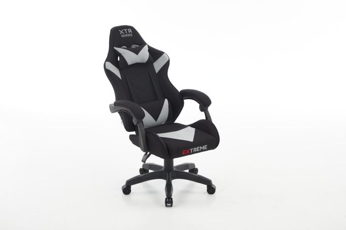Комп'ютерне крісло із тканини EXTREME XTR Чорно-сірий