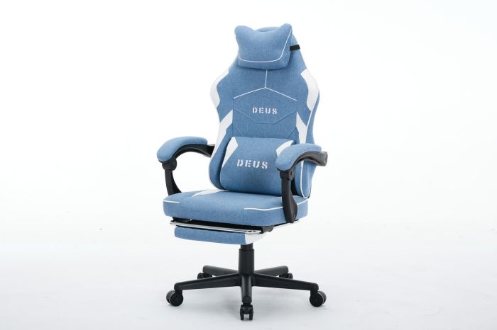 Комп'ютерне крісло із тканини Deus Edge Голубий