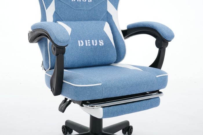Комп'ютерне крісло із тканини Deus Edge Голубий